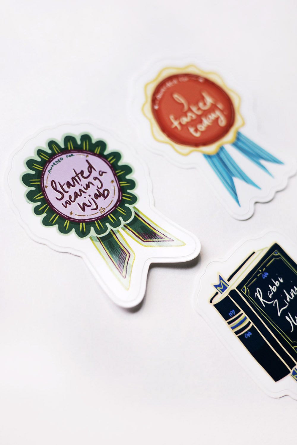 “Started Wearing a Hijab” Ribbon Sticker – Celebrate This Beautiful Milestone