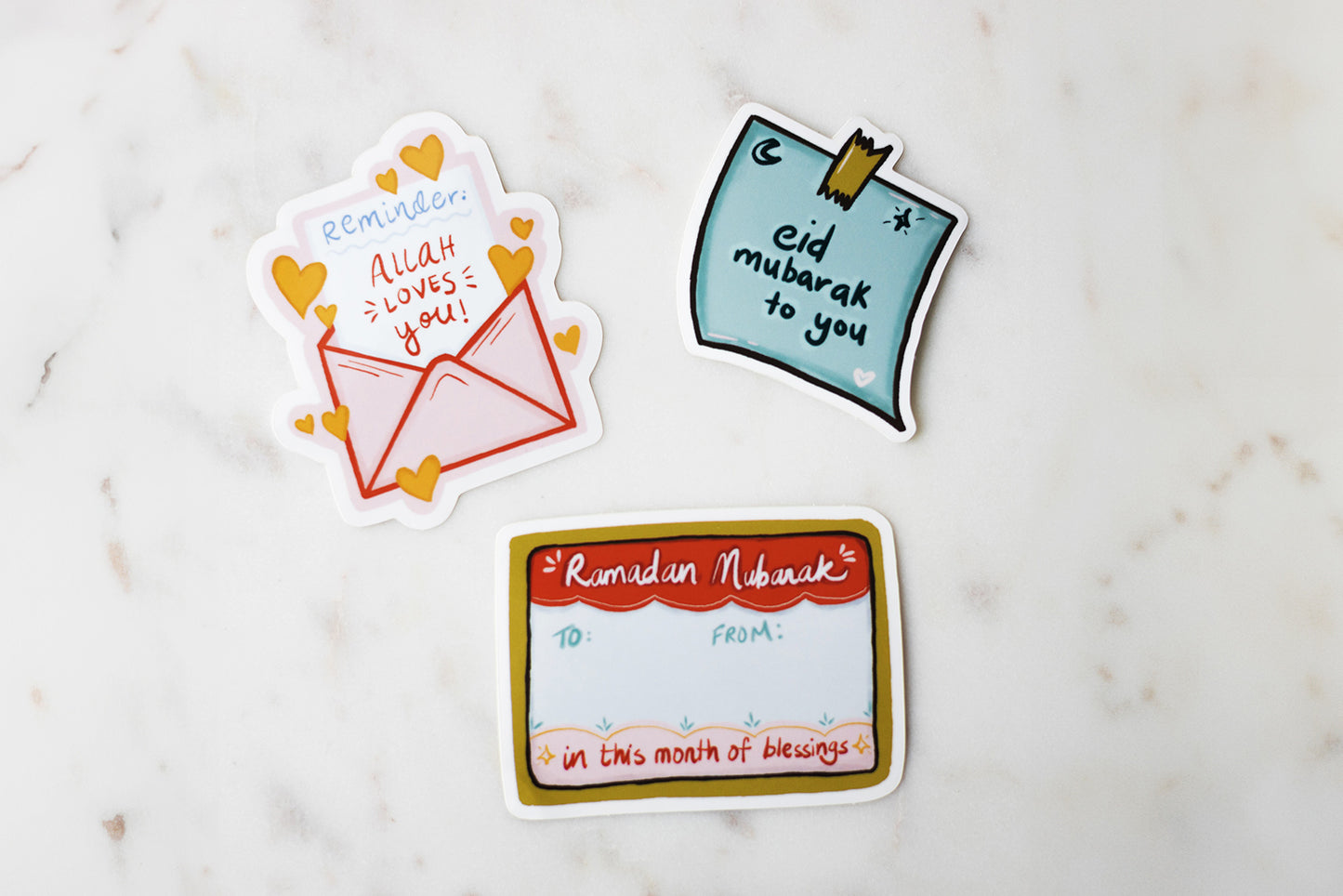 “Allah Loves You” Reminder Sticker