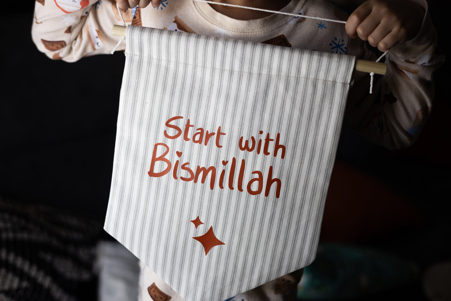 'Start With Bismillah' Wall Banner