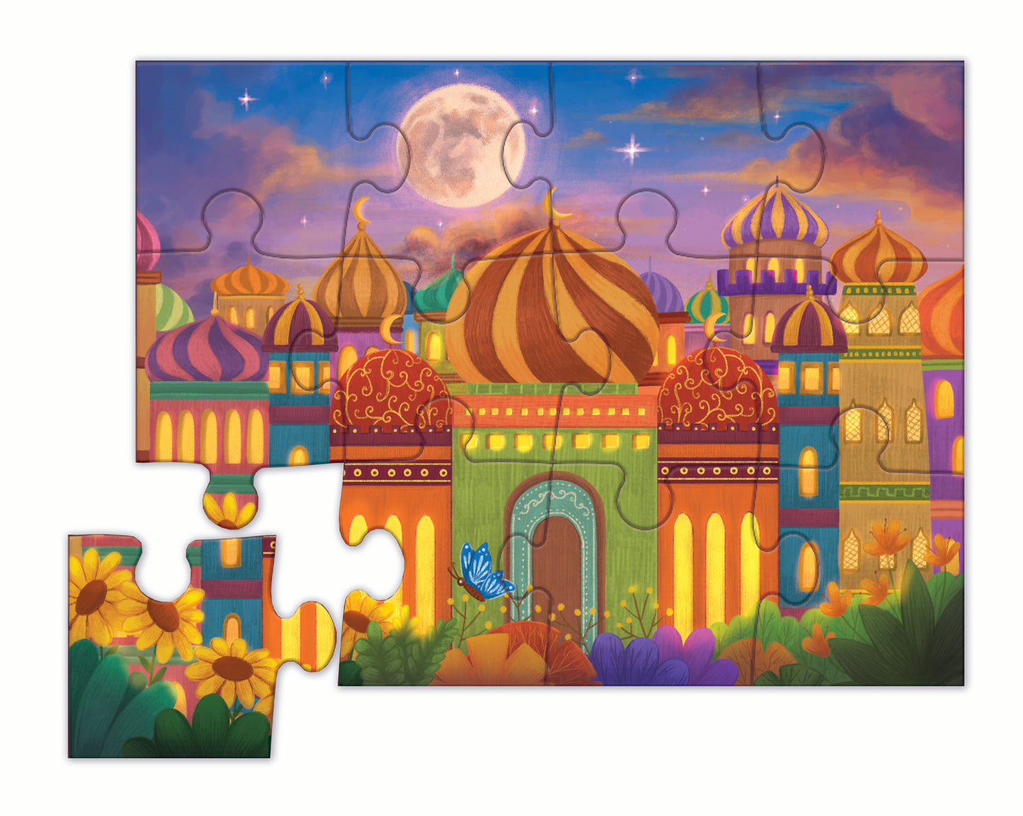 12 Piece Puzzle - Sunrise Mosque